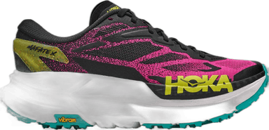 Hoka Mafate X - bnnd black neon dragonfruit