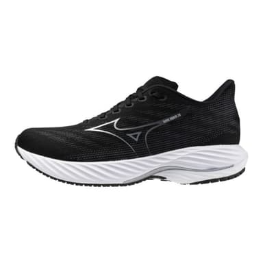 Mizuno Wave Rider 28 Wide Men - black silver ebony