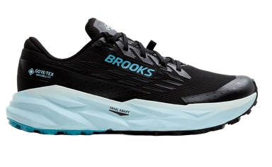 Brooks Cascadia 19 GORE-TEX Women - 010 black ebony blue flower 1204451b010