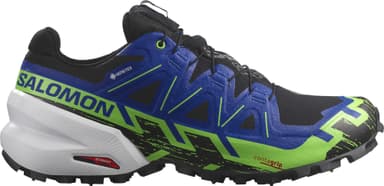 Salomon Spikecross 6 GORE-TEX Unisex - black surf the web green gecko