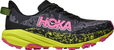 Hoka One One Terrengsko Speedgoat 6 Women - black neon hoka citrus
