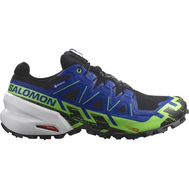 Salomon Spikecross 6 GTX Men - black surf the web green gecko