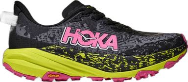 Hoka One One Polkujuoksukengät Speedgoat 6 - black neon hoka citrus