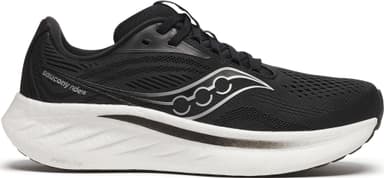Saucony Ride 18 Wide - black white