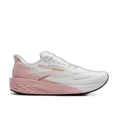 Brooks Launch 11 - white gold pink
