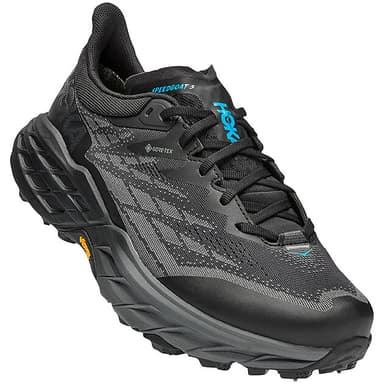 Hoka M SPEEDGOAT 5 GORE-TEX SPIKE PIGGSKO - black black