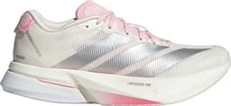 core white silver metallic clear pink