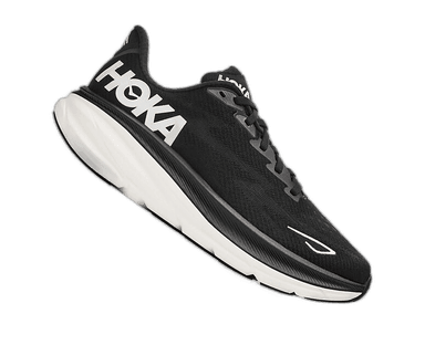 Hoka Clifton 9 Wide - black white
