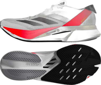 Adidas Adizero Boston 12 FTWWHT/AURMET/SOLRED - white orange red