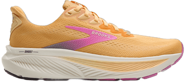 Brooks Ghost 17 - apricot grey pink