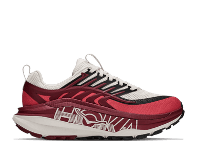 Hoka Stinson 8 - alabaster varsity burgundy