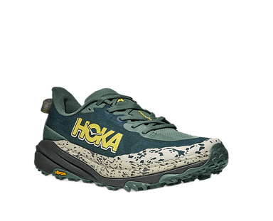 Hoka Speedgoat 6 Wide - fern asphalt grey