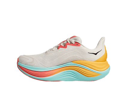 Hoka Skyward X - blanc de blanc swim day