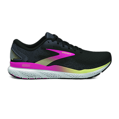 Brooks Ghost 16 - black pink yellow
