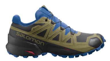 Salomon Speedcross 5 GORE-TEX - black green moss skydiver