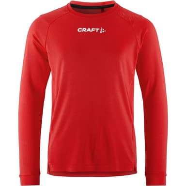CRAFT Rush 2.0 Langermet Trøye Junior - bright red