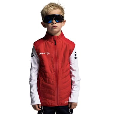 CRAFT ADV Nordic Club Skivest Junior - bright red