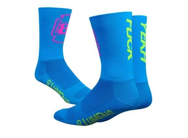 DEFEET Aireator 6" F*ck Yeah - process blue