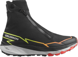 black neon flame safety yellow