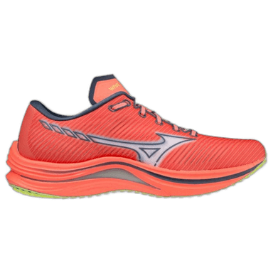Mizuno Wave Rebellion - neonflame white neolime