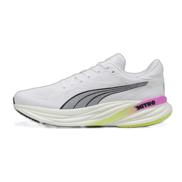 puma white pure magenta yellow alert