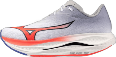 Mizuno Juoksukengät Wave Rebellion Flash 3 - white fiery coral 2 iris bloom