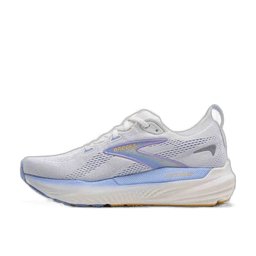 white blue heron apricot