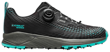 Icebug Newrun Bugrip Gore-Tex - a black jademist