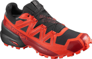 Salomon Spikecross 5 GORE-TEX - black racing red red dahli