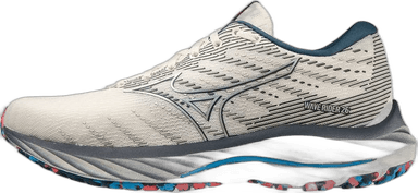 Mizuno Wave Rider 26 - snow white silver ibiza blue