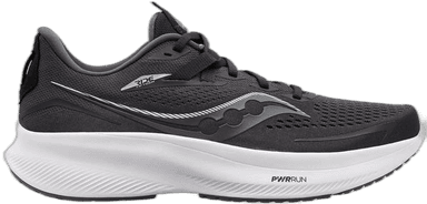 Saucony Ride 15 Wide - black white