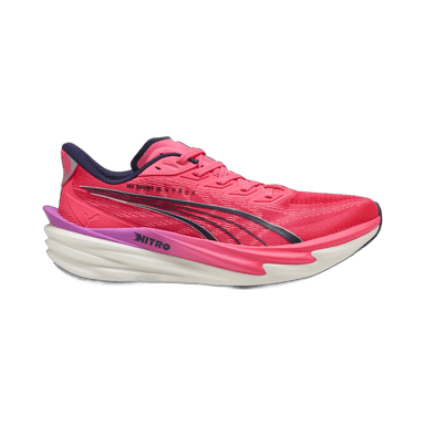 PUMA Deviate NITRO 4 PUMA X HYROX - puma white-electric orchid-pure pink