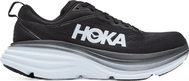 Hoka Bondi 8 - black white