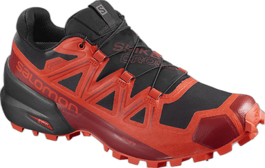 Salomon Spikecross 5 GORE-TEX - black racing red red dahli