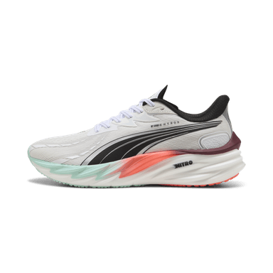 Puma Velocity NITRO 4 HYROX - puma white-mint melt-glowing red