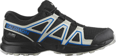 Salomon Speedcross Waterproof Junior - black vanilla ice french blue