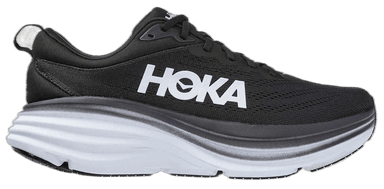 Hoka Bondi 8 Wide - bwht black white