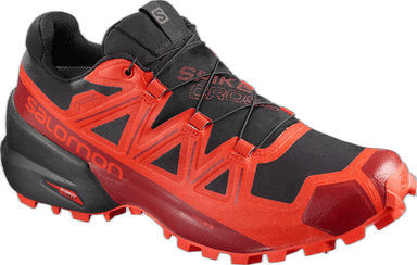 Salomon Spikecross 5 GORE-TEX - black racing red red dahli