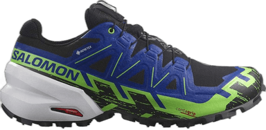 Salomon Spikecross 6 GORE-TEX - black surf the web green gecko