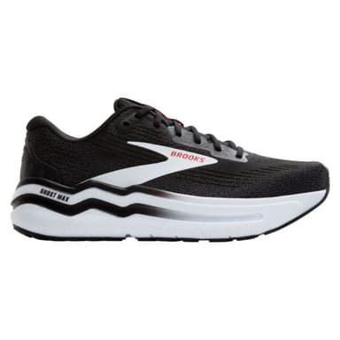 Brooks Ghost Max 2 Men - black white fiery red