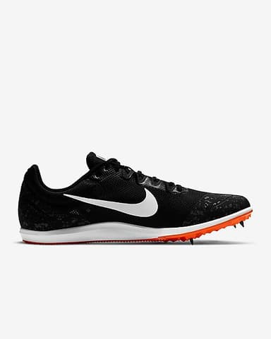 Nike Zoom Rival D 10 Unisex - black white-iron grey-hyper crimson