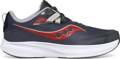 Saucony Ride 15 Unisex - grey black red
