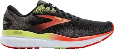 Brooks Ghost 16 Men - black mandarin red green