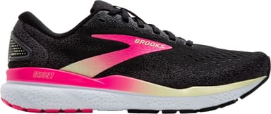 Brooks Ghost 16 Women - black pink yellow