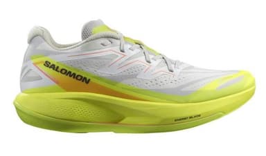 Salomon Phantasm 2 Men - white safety yellow metal l47383000