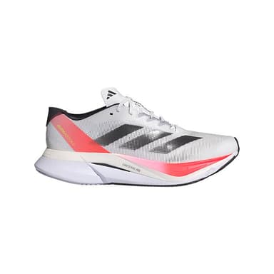 Adidas Adizero Boston 12 Men - cloud white aurora met. solar red