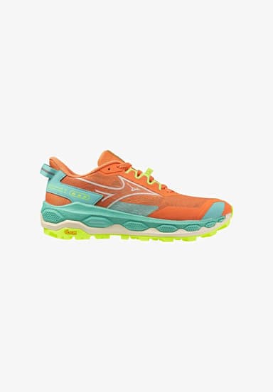 Mizuno WAVE Women - fresh salmon pristine sharp green