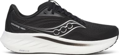 Saucony Ride 18 Wide - black white