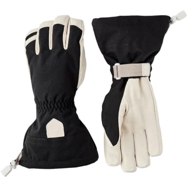 HESTRA Mono Wool Alpinhanske - black