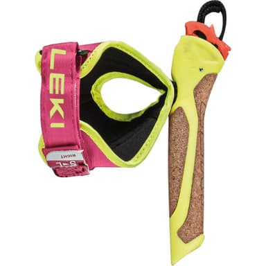 LEKI Nordic FRT Håndtak + Frame Fix Stropp - pink